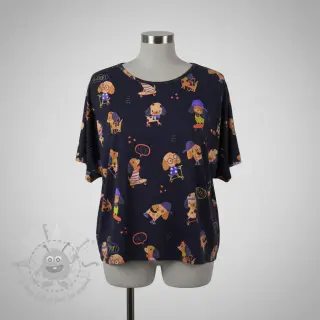 Jersey Dogs navy digital print