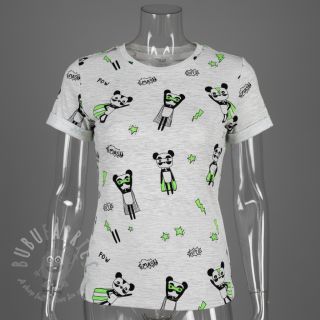 Jersey NEON Super heroes ecru melange