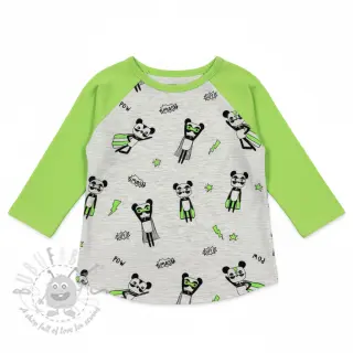 Jersey NEON Super heroes ecru melange