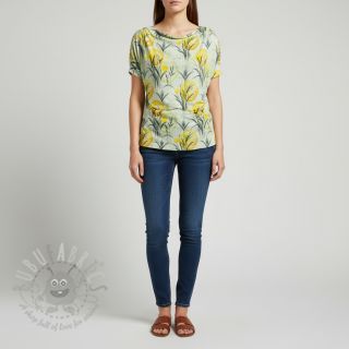 Jersey VISKOZA Enjoy The Silence lemon digital print