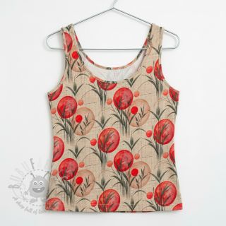 Jersey VISKOZA Enjoy The Silence red digital print