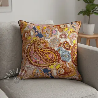 Umetno krzno Paisley digital print