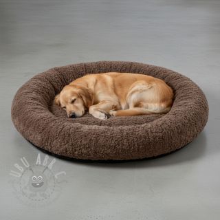 Umetno krzno Curly mocha