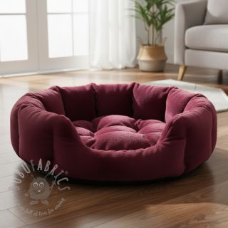 Umetno krzno SMOOTH bordeaux