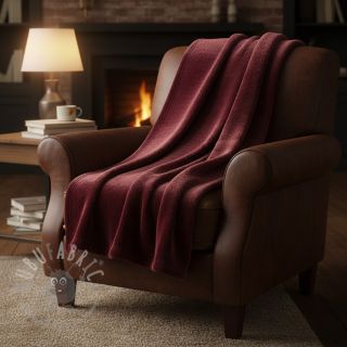 Umetno krzno SMOOTH bordeaux