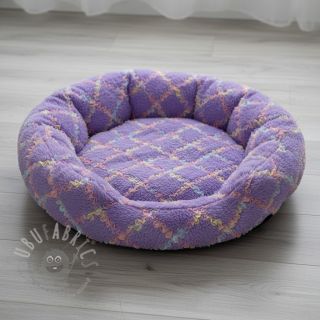 Umetno krzno s tilom MULTI lilac