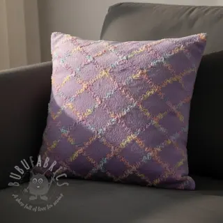 Umetno krzno s tilom MULTI lilac