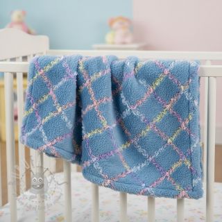 Umetno krzno s tilom MULTI blue shadow