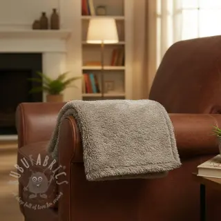 Umjetno krzno LUREX SILVER taupe
