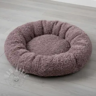Umetno krzno Curly mauve