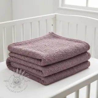 Umetno krzno Curly mauve