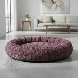 Umetno krzno aubergine