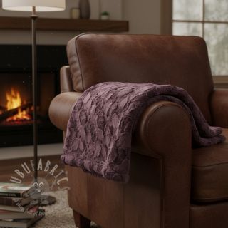 Umetno krzno aubergine