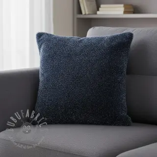 Umetno krzno LUREX SILVER navy
