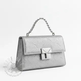 Umetno usnje SNAKE blanc argent