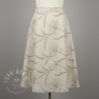 Viskoza z lanom Desert flowers design C