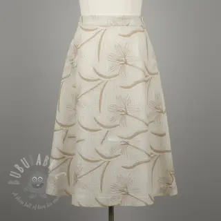 Viskoza z lanom Desert flowers design C