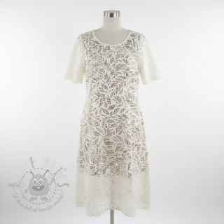 Viskoza z lanom FOIL Leaves bronze