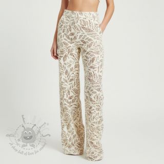 Viskoza z lanom FOIL Leaves bronze