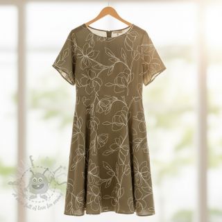 Viskoza z lanom EMBROIDERY Flower Danielle pickle