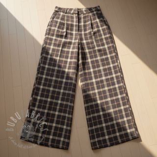 Viskoza z lanom YARN DYED Block brown