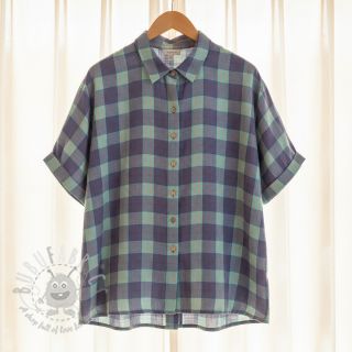 Viskoza z lanom YARN DYED Square green