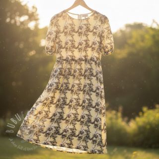 Viskoza z lanom Hibiscus digital print