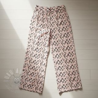 Viskoza z lanom Ivy Diamonds design B digital print