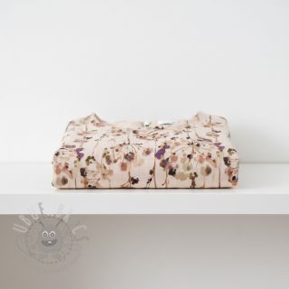 Viskoza z lanom Agapanthus design C digital print