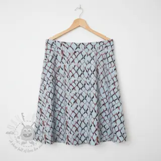 Viskoza z lanom Ivy Diamonds design A digital print
