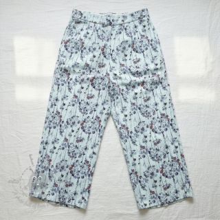 Viskoza z lanom Agapanthus design B digital print