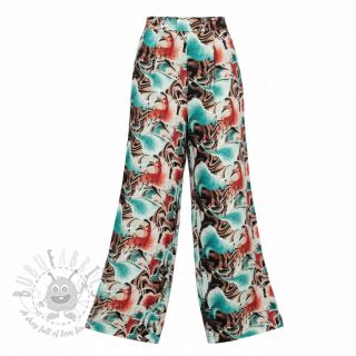 Viskoza z lanom Paint chaos design B digital print