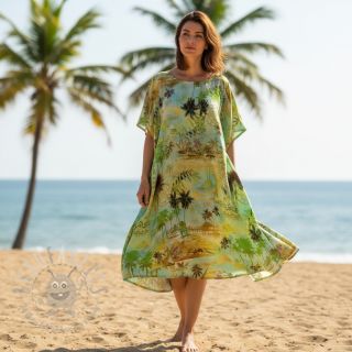 Viskoza z lanom Egypt design A digital print