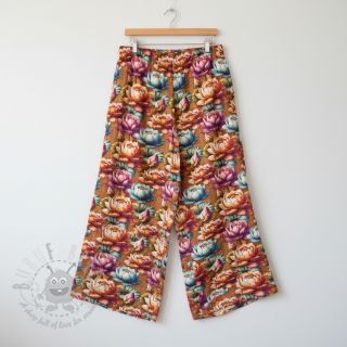 Viskoza z lanom Marigold design C digital print