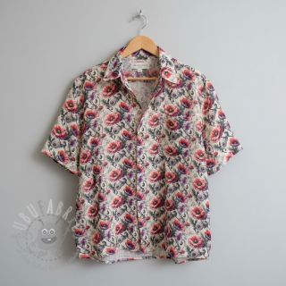 Viskoza z lanom Liana design C digital print