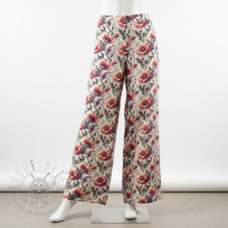 Viskoza z lanom Liana design C digital print