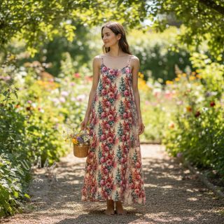 Viskoza z lanom Viola design C digital print