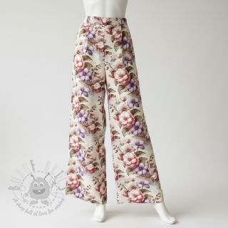 Viskoza z lanom Casia design C digital print