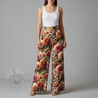 Viskoza z lanom Rosalie design A digital print