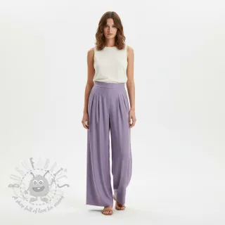 Viskoza z lanom PREMIUM lavender
