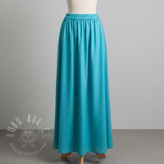 Viskoza z lanom PREMIUM ocean blue