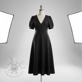 Viskoza z lanom PREMIUM black