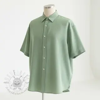 Viskoza z lanom PREMIUM old green