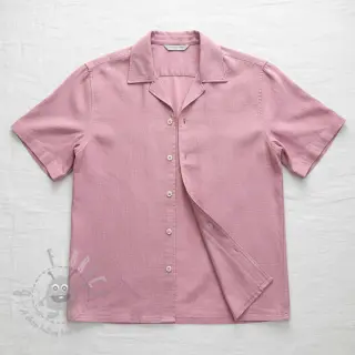 Viskoza z lanom PREMIUM old pink