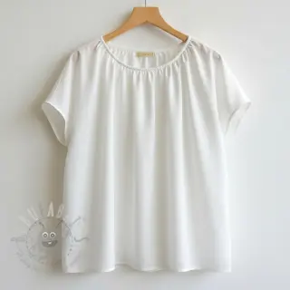 Viskoza z lanom PREMIUM off white