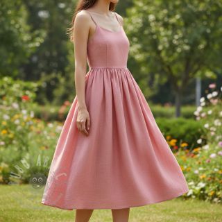 Viskoza z lanom PREMIUM coral