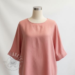 Viskoza z lanom PREMIUM coral