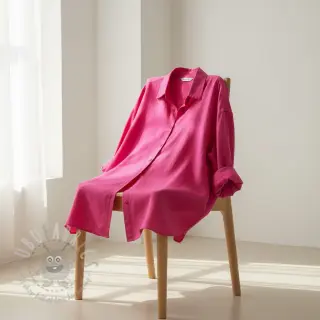 Viskoza z lanom PREMIUM fuchsia