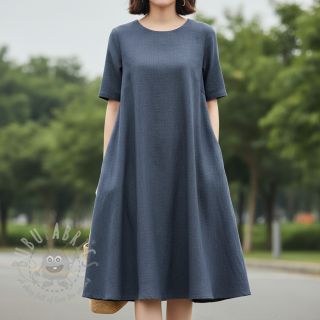 Viskoza z lanom PREMIUM dark grey