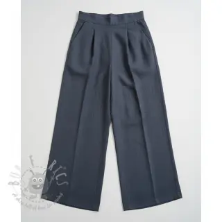 Viskoza z lanom PREMIUM dark grey